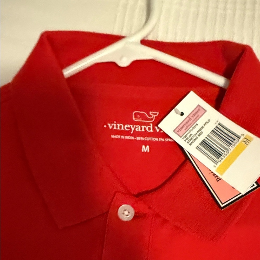 Vineyards Vines Men's Red Polo Shirt - Picture 4 of 4